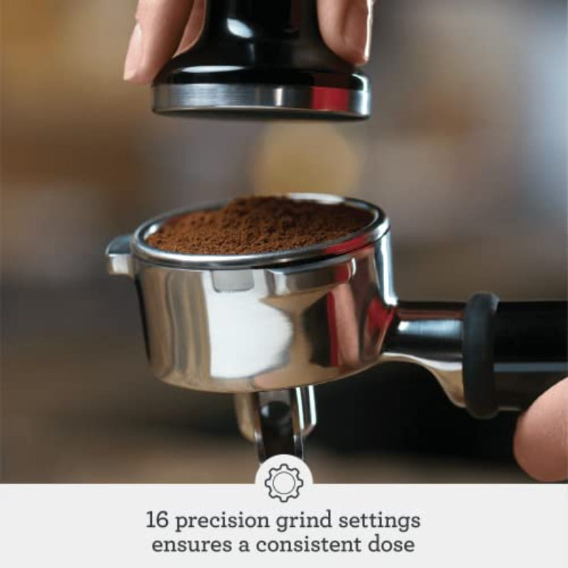 Barista Express Espresso Machine with Grinder – Vintage Stainless Steel