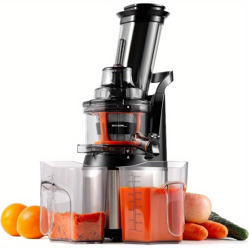 Cold Press Juicer, 240W Slow Masticating, Wide Chute, BPA-Free