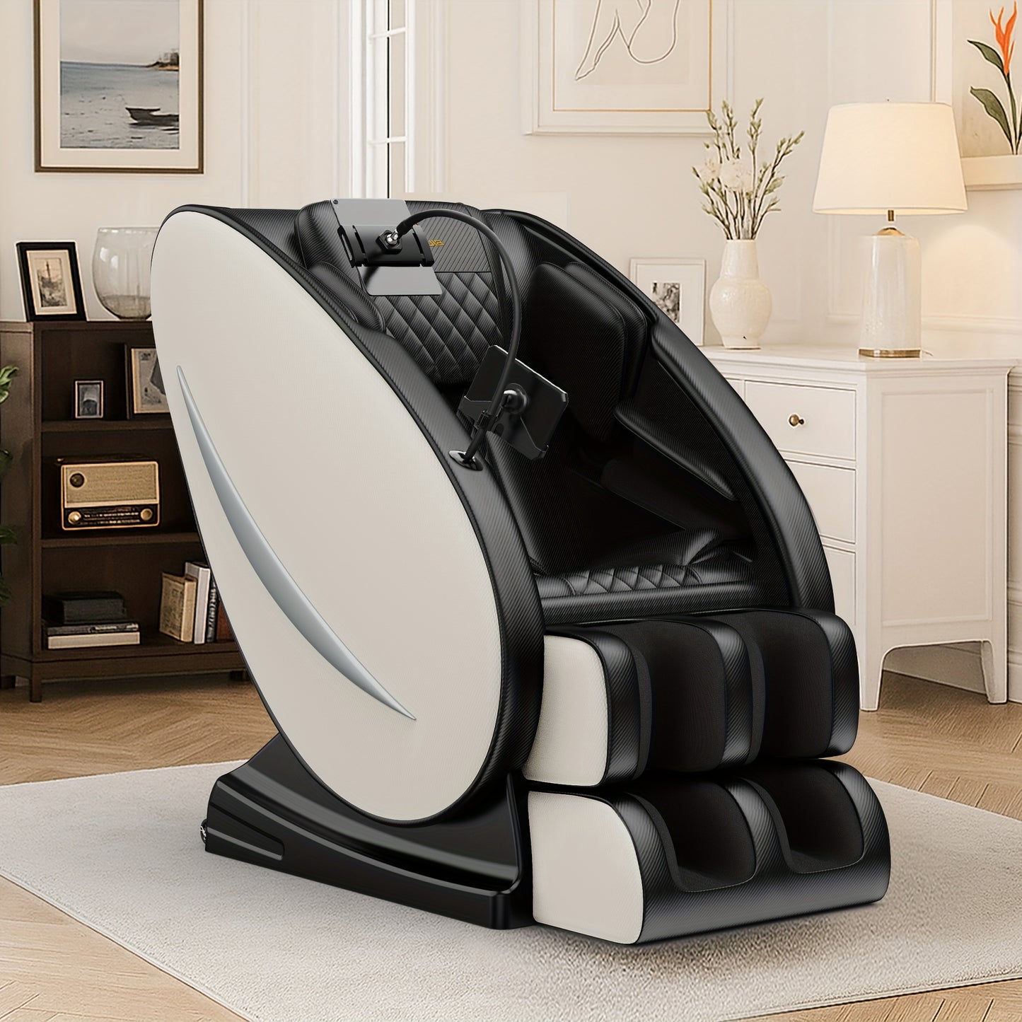 Zero Gravity Full Body Massage Chair with Heat, Airbags & Foot Roller