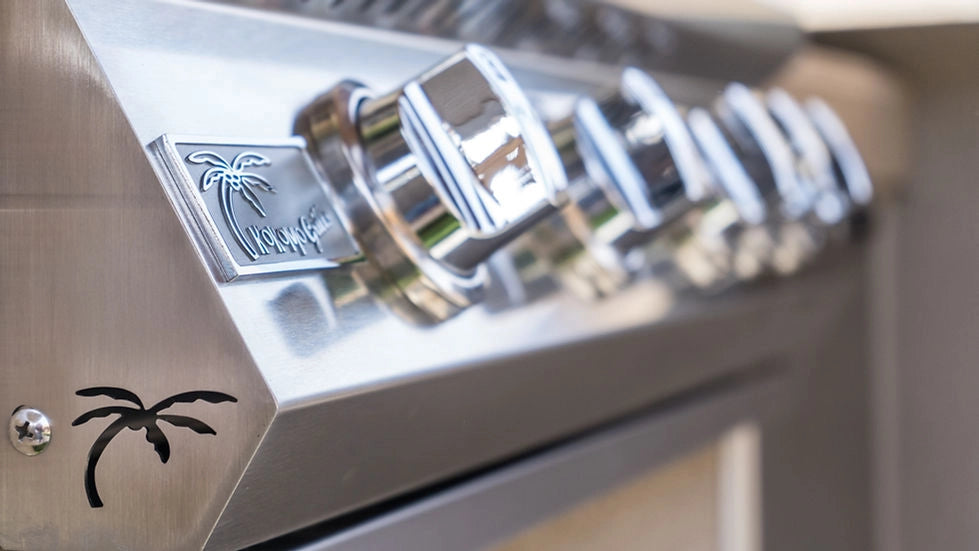 Outdoor Kitchen 40" Premium Built-In Gas Grill | 5 Burner + Rotisserie | 304 Stainless Steel