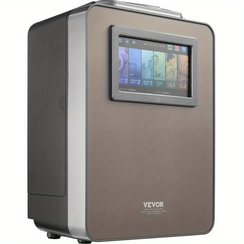 Alkaline Water Ionizer & Purifier with UV, 6-Speed pH, 10,000L Filter