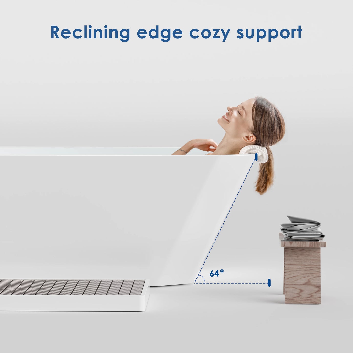 Acrylic Cold Plunge Tub with WiFi – All-in-One Ice Bath for Recovery