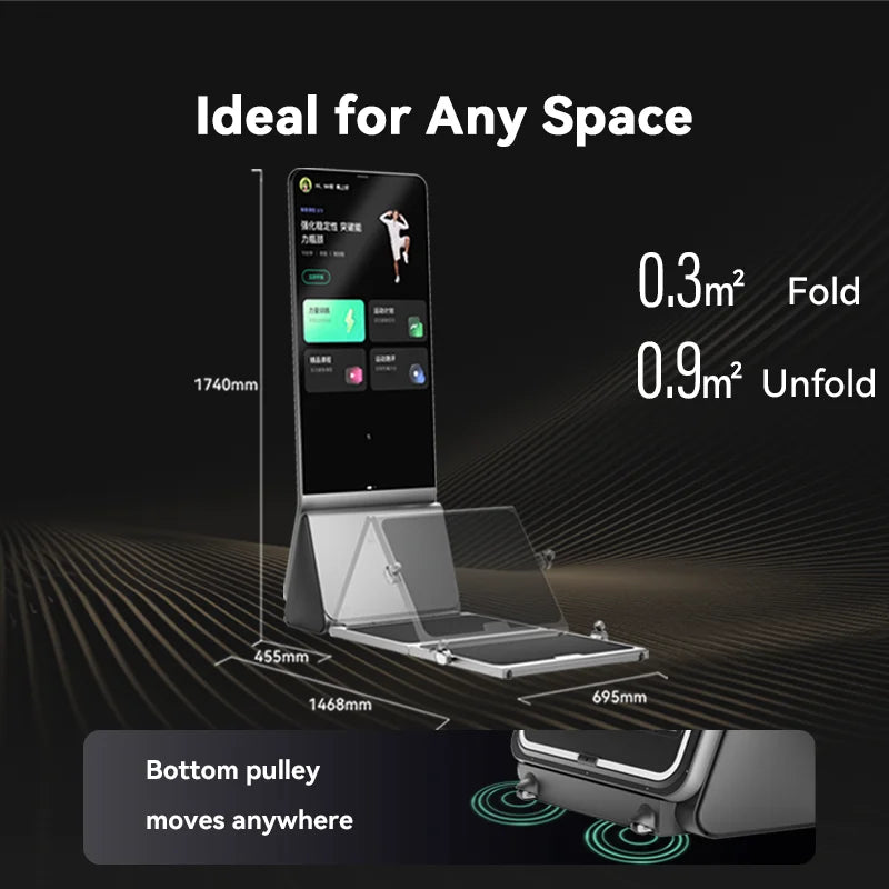 Home Workout, 4K Smart Training Mirror with AI Coaching & 50+ Features