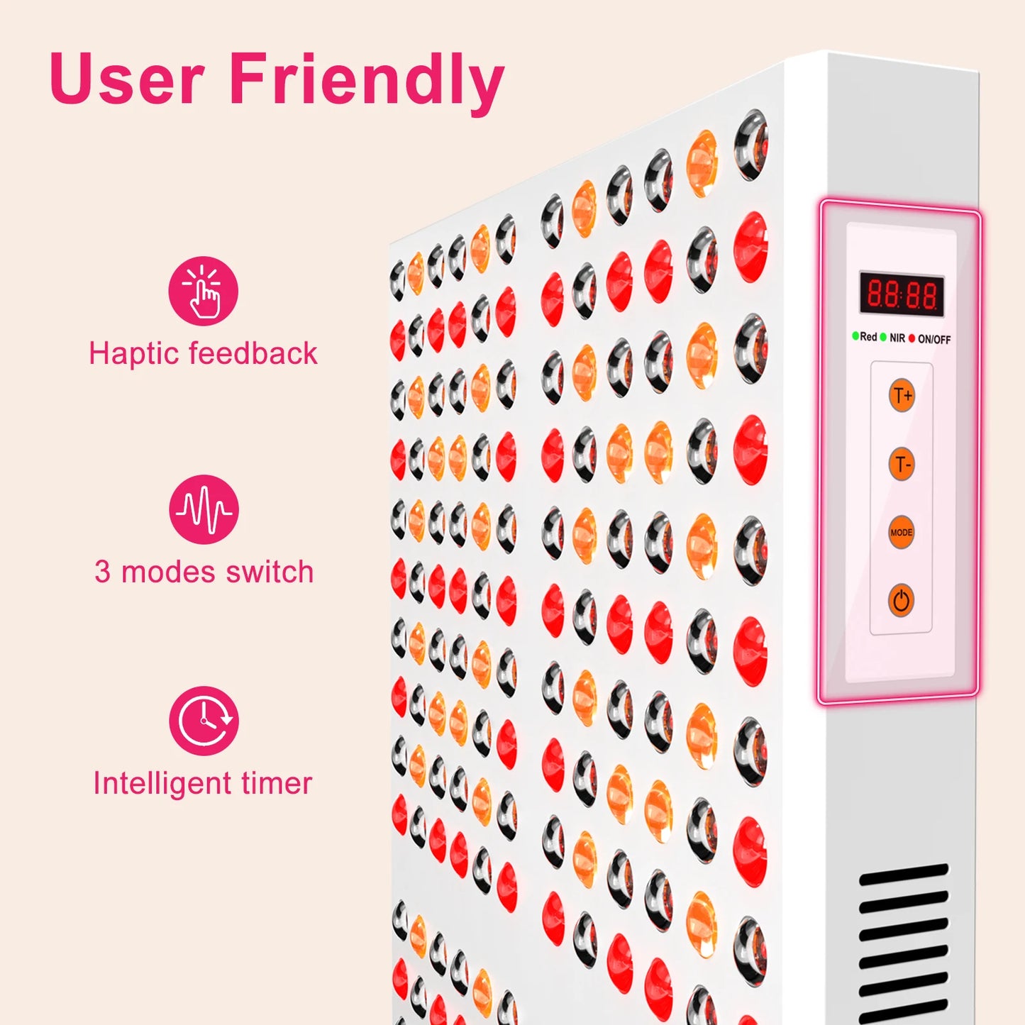 2400W Red & Near-Infrared LED Light Therapy Panel - Health Care