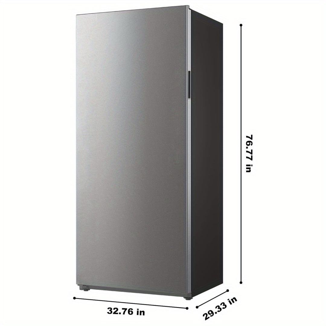 Gal Upright Freezer – Convertible Freezer/Refrigerator with LED Light & Reversible Door