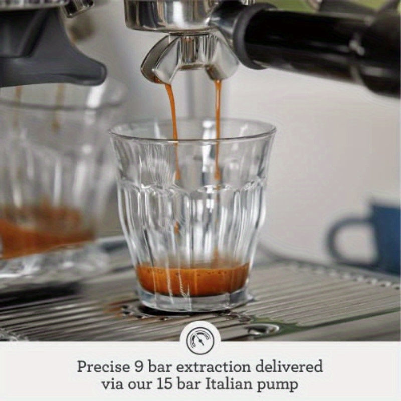 Barista Express Espresso Machine with Grinder – Vintage Stainless Steel