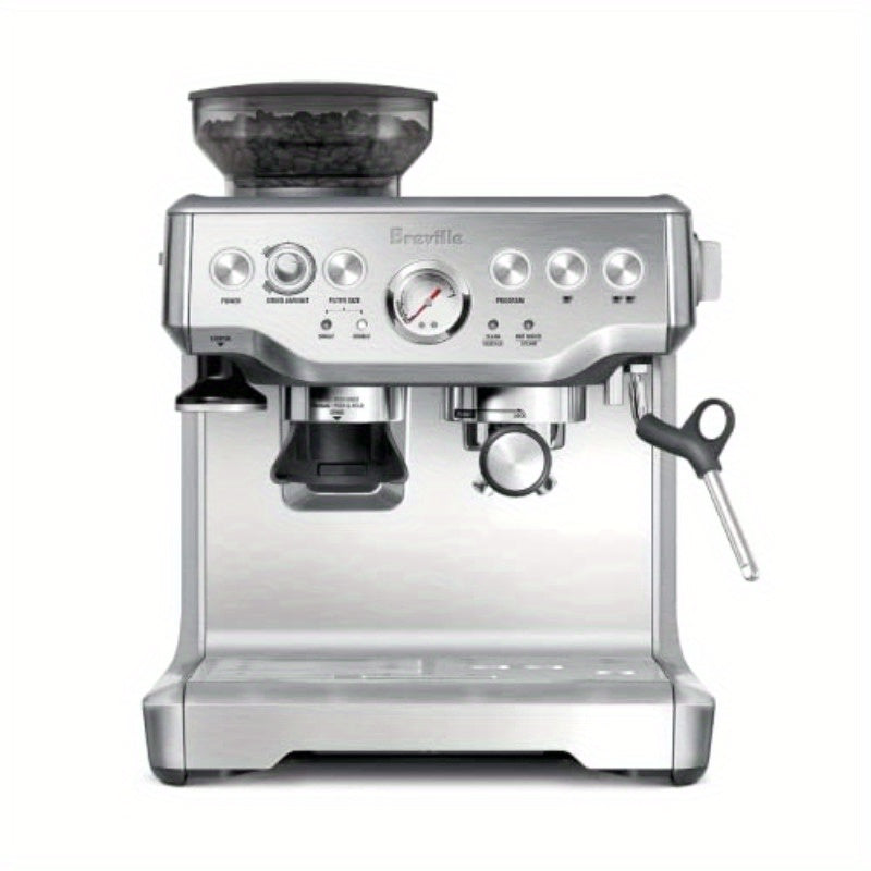 Barista Express Espresso Machine with Grinder – Vintage Stainless Steel