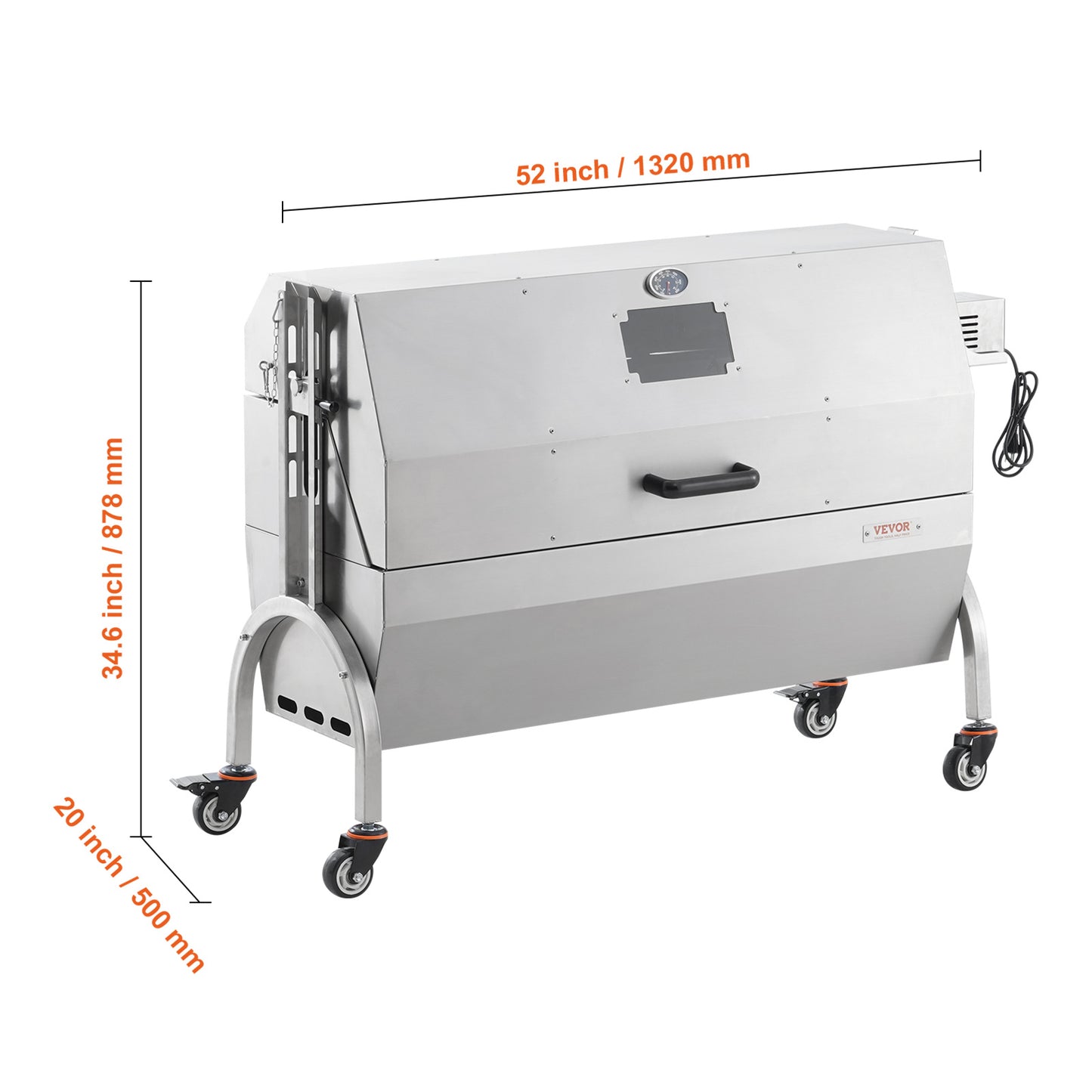 Rotisserie Roaster BBQ Grill – Pig, Lamb & Chicken Spit Roaster