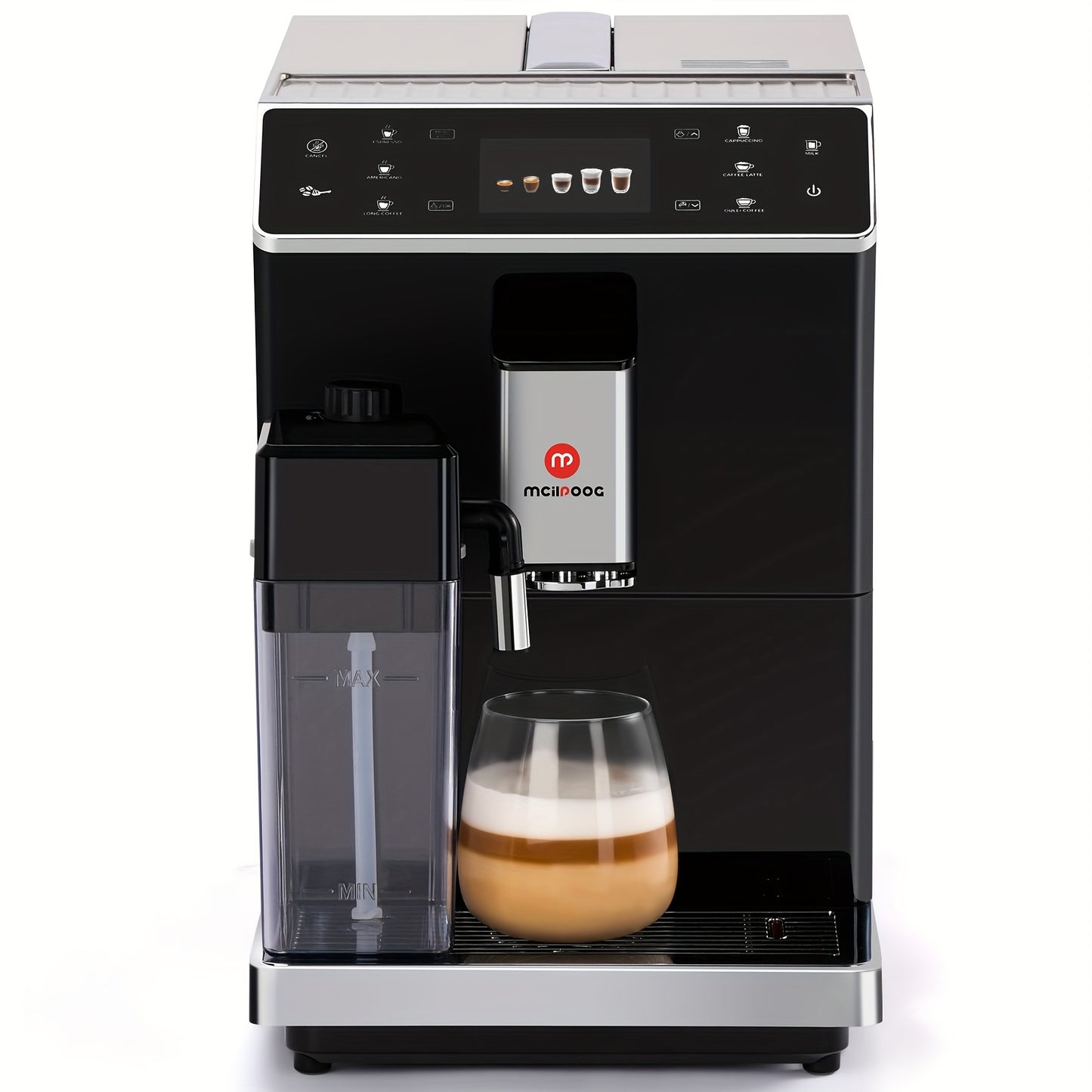 Super Automatic Espresso Machine with Grinder & Milk Frother