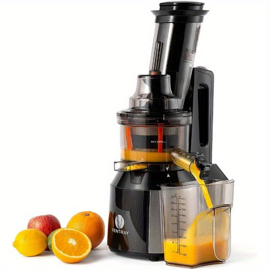 Cold Press Juicer, 240W Slow Masticating, Wide Chute, BPA-Free