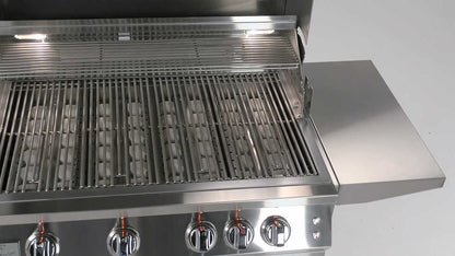 Outdoor Kitchen 40" Premium Built-In Gas Grill | 5 Burner + Rotisserie | 304 Stainless Steel
