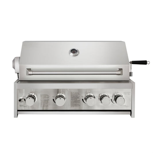 32” 5-Burner Built-In Stainless Steel Propane Grill