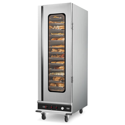 Hot Box Food Warmer – 16-Tier Concession Warming Cabinet with Water Tray