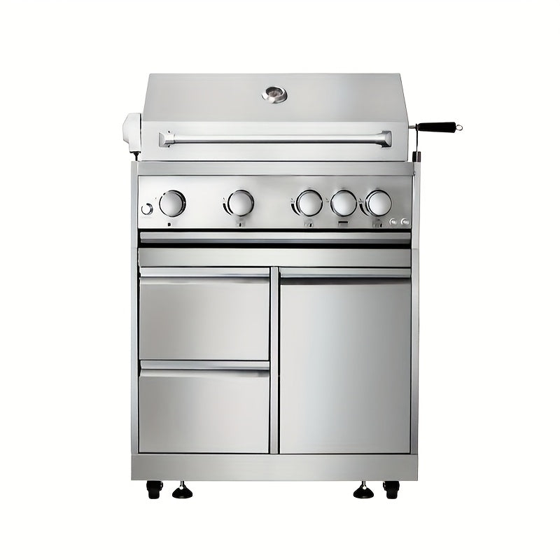 32” 5-Burner Built-In Stainless Steel Propane Grill