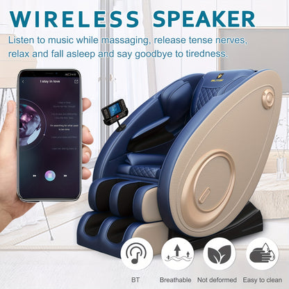Full Body Zero Gravity Massage Chair with Heat & Airbags