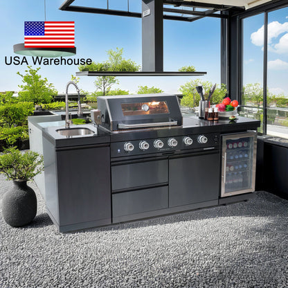 Luxury Outdoor Kitchen 12+ Options, Ocean View Fully Loaded