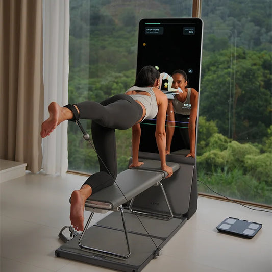 Home Workout, 4K Smart Training Mirror with AI Coaching & 50+ Features