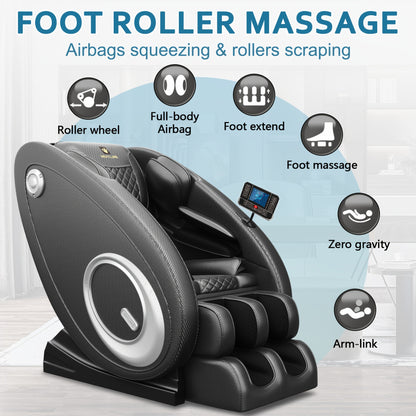 Full Body Zero Gravity Massage Chair with Heat & Airbags