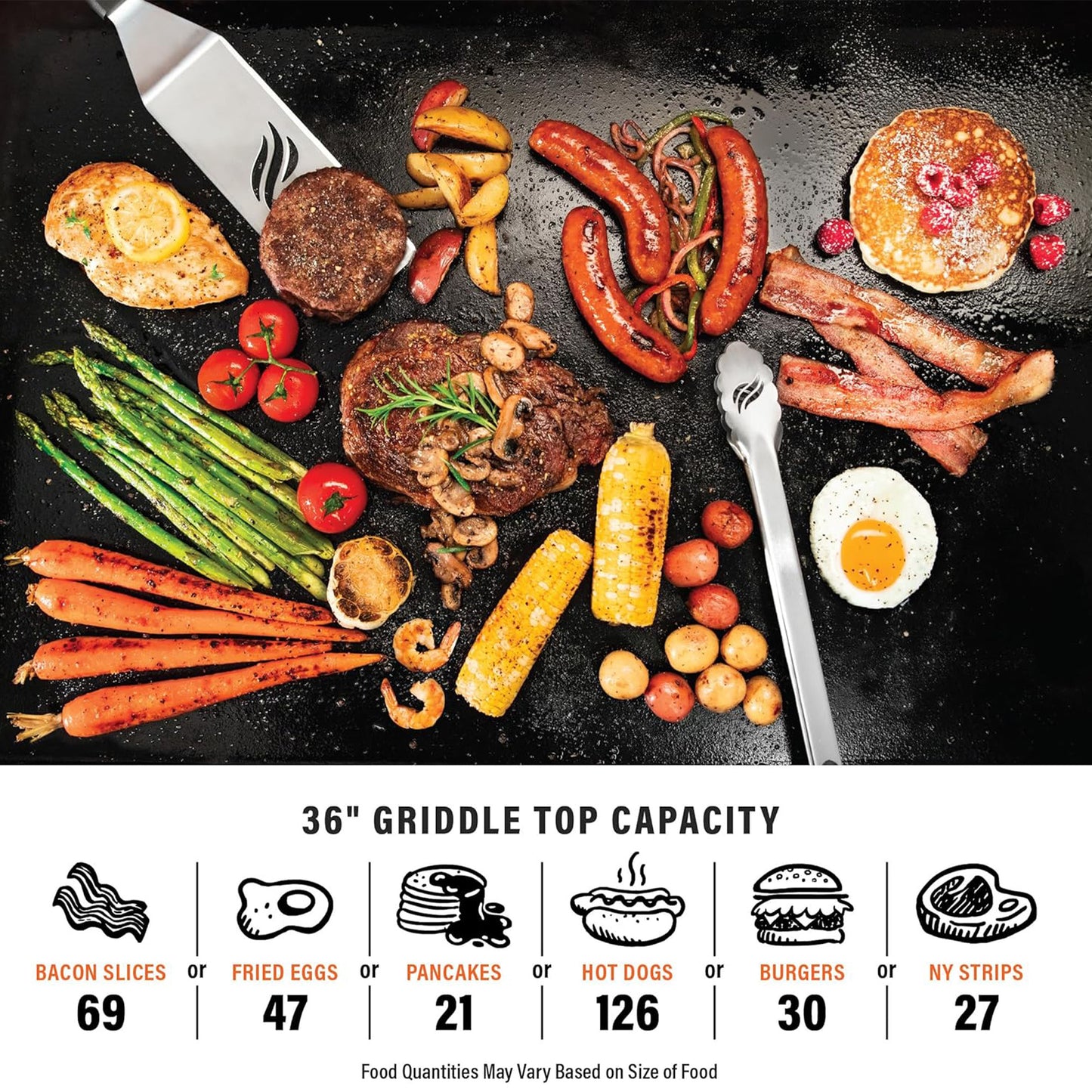 Blackstone Omnivore 36” Outdoor Flat Top Gas Griddle with Hard Cover